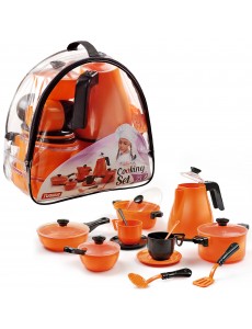  Set: Kuhinja oranžna 23 kos