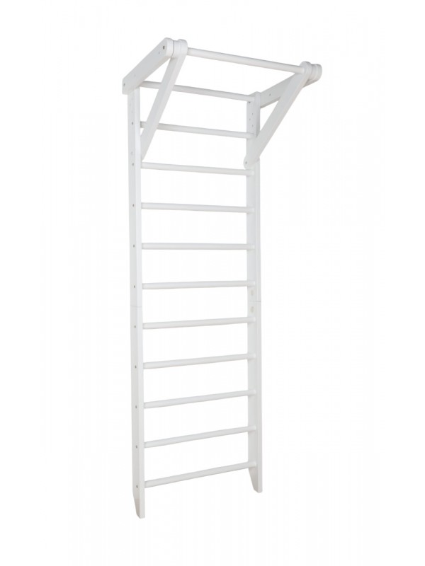 Bijeli letvenik s dodacima – Sigurna i kompaktna kućna sprava za vježbanje Bijeli letvenik s dodacima – Sigurna i kompaktna kućna sprava za vježbanje